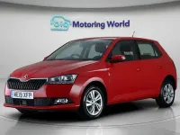 Used Skoda Fabia SE 75 HP (55 kW) 2019 Red Hatchback