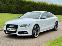 Used Audi A5 S-Line 2014 White Coupe