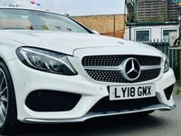Used Mercedes C200 AMG line 2018 White Cabriolet