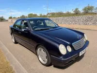 Used Mercedes E240 Elegance 2001 Blue Sedan