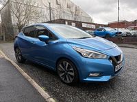 Used Nissan Micra Tekna 90 HP (66 kW) 2018 Blue Hatchback