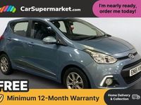 Used Hyundai i10 Premium 87 HP (63 kW) 2015 Blue Hatchback