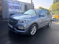 Used Hyundai Santa Fe Premium SE 2015 Blue SUV