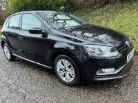 Used VW Polo SE 75 HP (55 kW) 2015 Black Hatchback