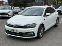 Used VW Polo R-line 115 HP (84 kW) 2019 White Hatchback