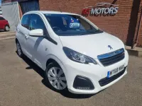 Used Peugeot 108 Active 72 HP (52 kW) 2018 White Hatchback