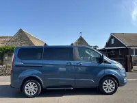 Used Ford Tourneo Custom Titanium 2018 Blue Van