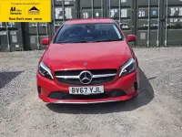 Used Mercedes A180 Premium 109 HP (80 kW) 2017 Red Hatchback