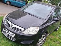 Used Vauxhall Zafira 115 HP (84 kW) 2009 Black MPV
