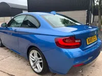 Used BMW 218 M Sport 150 HP (110 kW) 2015 Blue Coupe