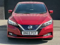Used Nissan Leaf Tekna 110 kW (150 HP) 2019 Red Hatchback