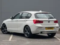 Used BMW 118 Sport Line 2018 White Hatchback