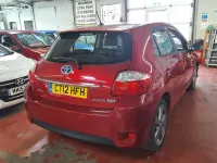 Used Toyota Auris Hybrid 2012 Red Hatchback