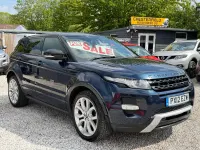 Begagnad Land Rover Range Rover evoque Dynamic 150 HK (110 kW) 2012 Blå SUV