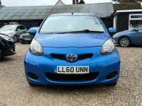 Begagnad Toyota Aygo 67 HK (49 kW) 2010 Blå Halvkombi