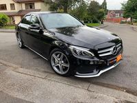Used Mercedes C220 AMG line 2015 Black Sedan
