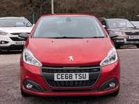 Used Peugeot 208 GT-line 110 HP (80 kW) 2018 Red Hatchback