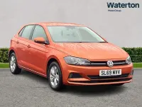 Used VW Polo SE 65 HP (47 kW) 2019 Orange Hatchback