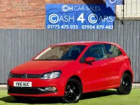 Used VW Polo Match 60 HP (44 kW) 2016 Red Hatchback