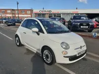 Used Fiat 500 Lounge 69 HP (50 kW) 2013 White Hatchback