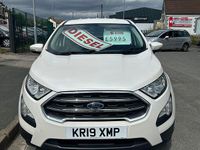 Used Ford Ecosport Zetec 100 HP (73 kW) 2019 White SUV