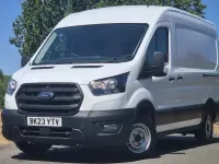 Used Ford Transit 131 HP (96 kW) 2023 White Van