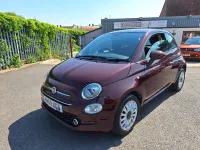 Used Fiat 500 Lounge 69 HP (50 kW) 2020 Red Hatchback