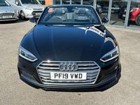 Used Audi A5 Cabriolet S-Line 190 HP (139 kW) 2019 Black Cabriolet
