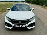 Used Honda Civic EX 2017 White Hatchback