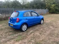 Used Nissan Micra Acenta 98 HP (72 kW) 2011 Blue Hatchback