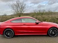 Used Mercedes C300 AMG line 245 HP (180 kW) 2017 Red Coupe