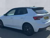 Used Skoda Fabia Colour Edition 80 HP (58 kW) 2024 Moon white metallic black magic pearl effect Hatchback