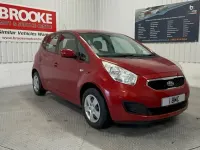 Used Kia Venga 90 HP (66 kW) 2012 Red Hatchback
