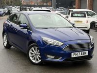 Used Ford Focus Titanium 125 HP (91 kW) 2017 Blue Hatchback