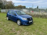 Used Dacia Sandero Ambiance 75 HP (55 kW) 2014 Blue Hatchback