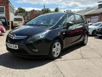 Used Vauxhall Zafira 2012 Black MPV