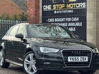 Used Audi A3 S-Line 110 HP (80 kW) 2015 Black Hatchback