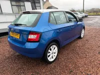 Used Skoda Fabia SE 90 HP (66 kW) 2015 Blue Hatchback
