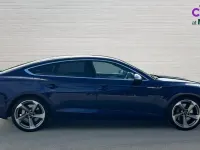 Used Audi A5 Sportback Design 354 HP (260 kW) 2018 Blue Hatchback