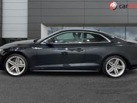 used Audi A5 2.0 TDI S LINE 2d 188 BHP 7-Inch Multimedia, Apple CarPlay / Android Auto, Front / Rear Park Sensors, Heated Front Seats, Satellite Navigation 18in Alloys, Brilliant Black