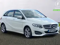Used Mercedes B200 136 HP (100 kW) 2017 White Hatchback