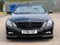 Used Mercedes E220 170 HP (125 kW) 2011 Black Cabriolet