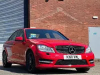 Used Mercedes C220 Sport 175 HP (128 kW) 2011 Red Sedan