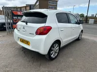 Used Mitsubishi Mirage 2015 White Hatchback