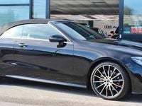 Used Mercedes E300 AMG line 245 HP (180 kW) 2021 Black Cabriolet