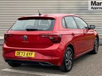 Used VW Polo Life 95 HP (69 kW) 2023 Kings red premium metallic Hatchback