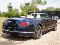 Used Bentley Continental GT Convertible 635 HP (467 kW) 2015 Blue Cabriolet
