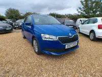 Used Skoda Fabia 75 HP (55 kW) 2020 Blue Hatchback