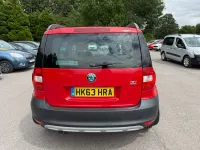 Used Skoda Yeti GreenLine 105 HP (77 kW) 2013 Red SUV