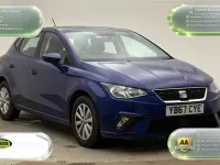 Used Seat Ibiza SE 75 HP (55 kW) 2017 Blue Hatchback